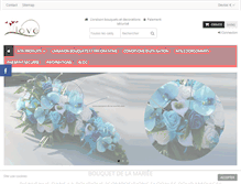 Tablet Screenshot of bouquet-de-la-mariee.com